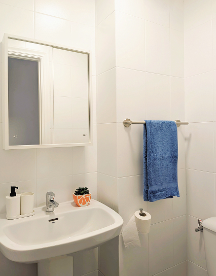 cuarto de baño de apartamento de pontesela